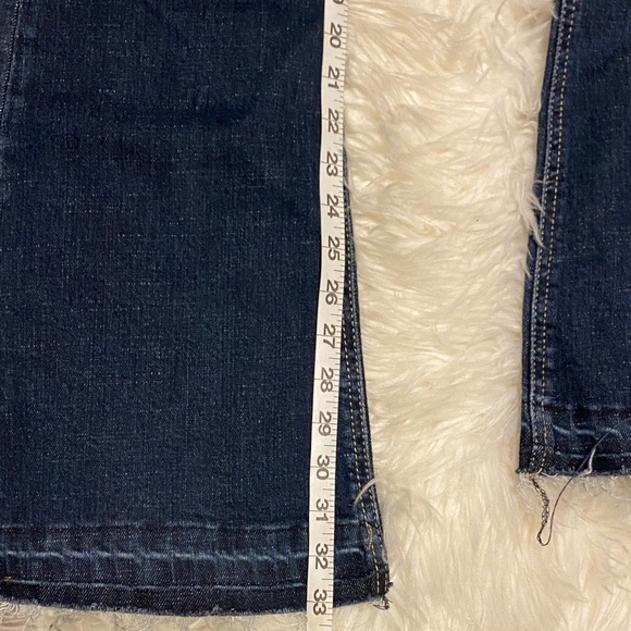 KanCan Dark Blue Distressed Flare Jeans - Picture 5 of 5